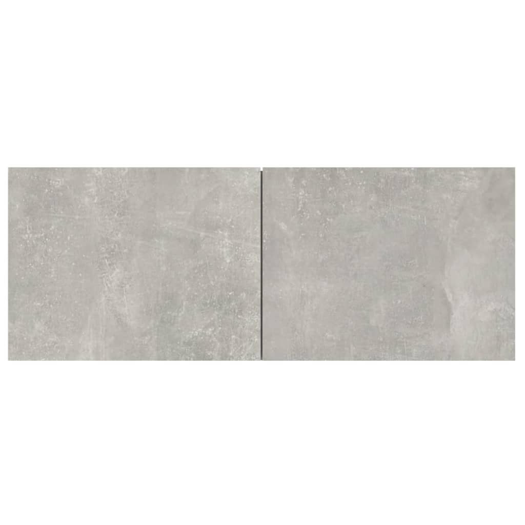 Set dulap TV, 6 piese, gri beton, lemn prelucrat GartenMobel Dekor