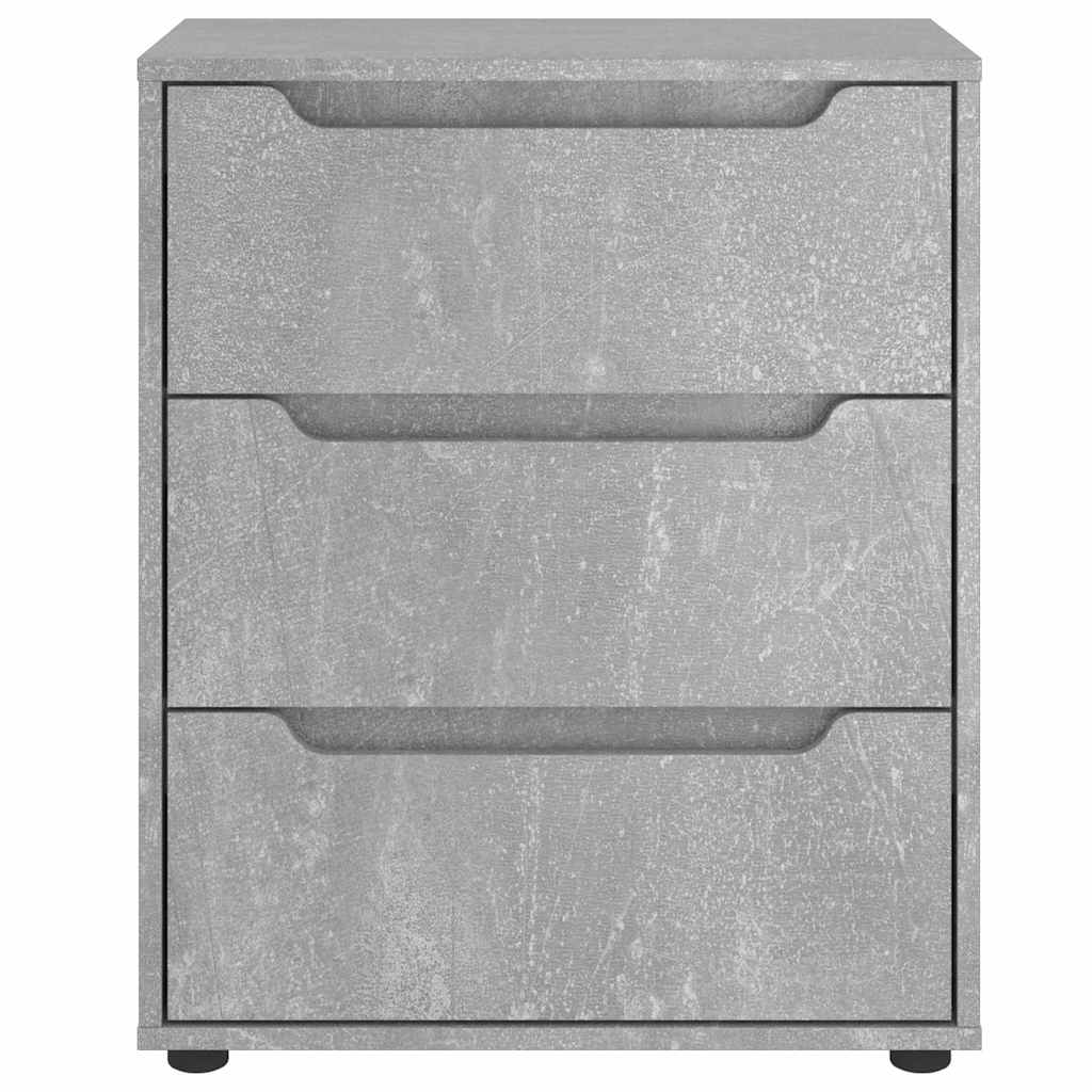 Bufetă „VISNES” Gri beton 60x40x73 cm Lemn prelucrat GartenMobel Dekor