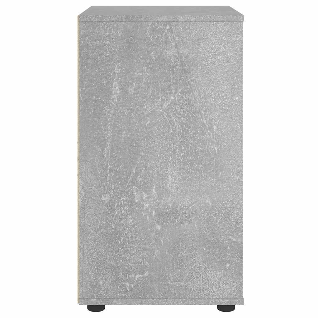 Bufetă „VISNES” Gri beton 60x40x73 cm Lemn prelucrat GartenMobel Dekor