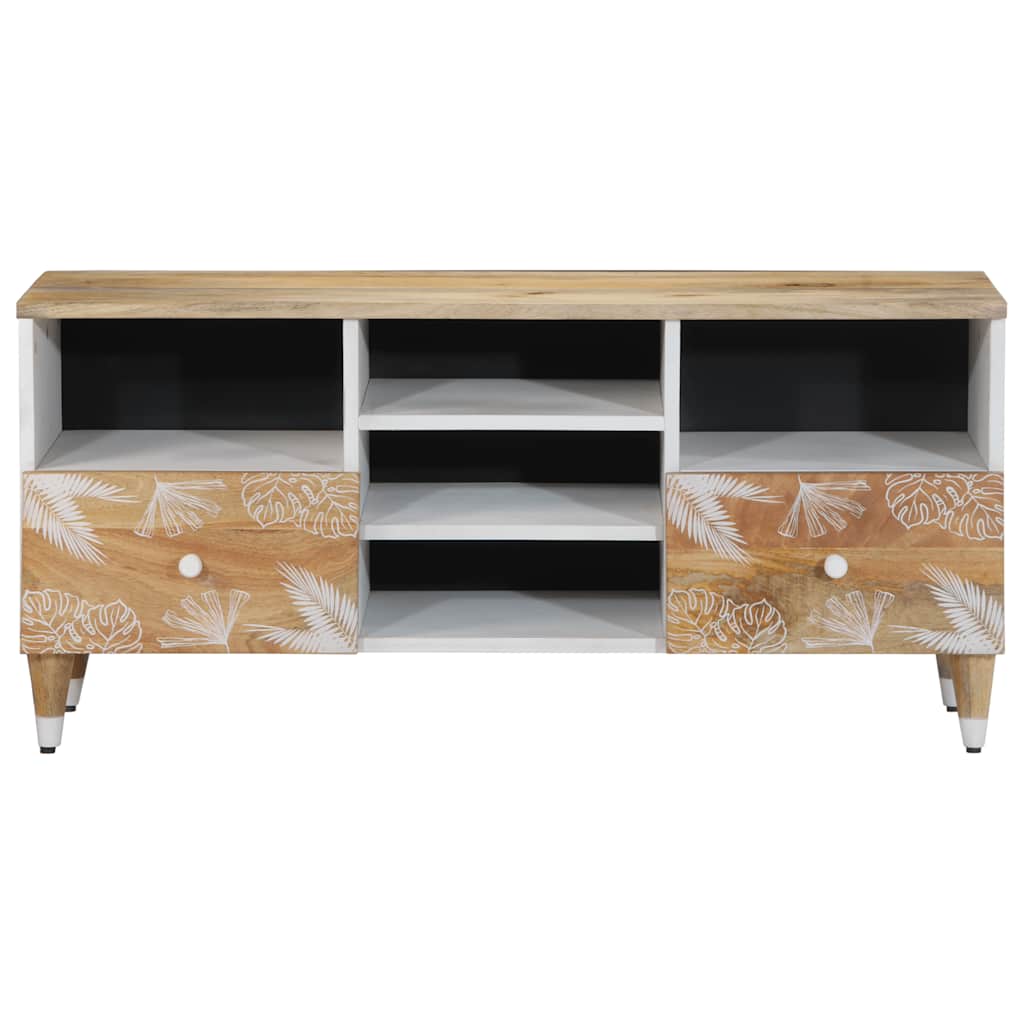 Comodă TV, 100x33,5x46 cm, lemn masiv de mango GartenMobel Dekor