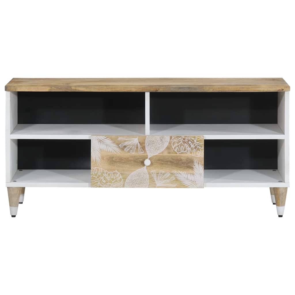 Comodă TV, 100x33,5x46 cm, lemn masiv de mango GartenMobel Dekor
