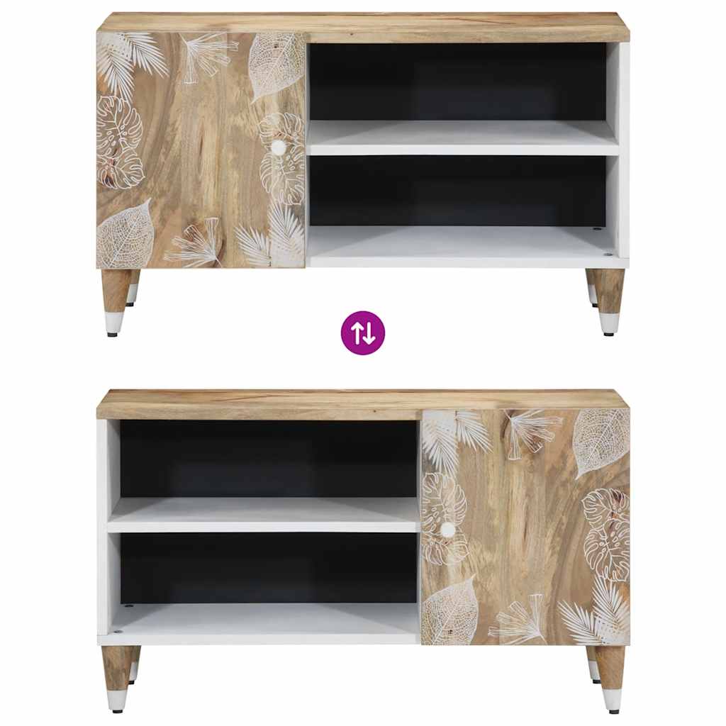 Comodă TV, 80x31,5x46 cm, lemn masiv de mango GartenMobel Dekor