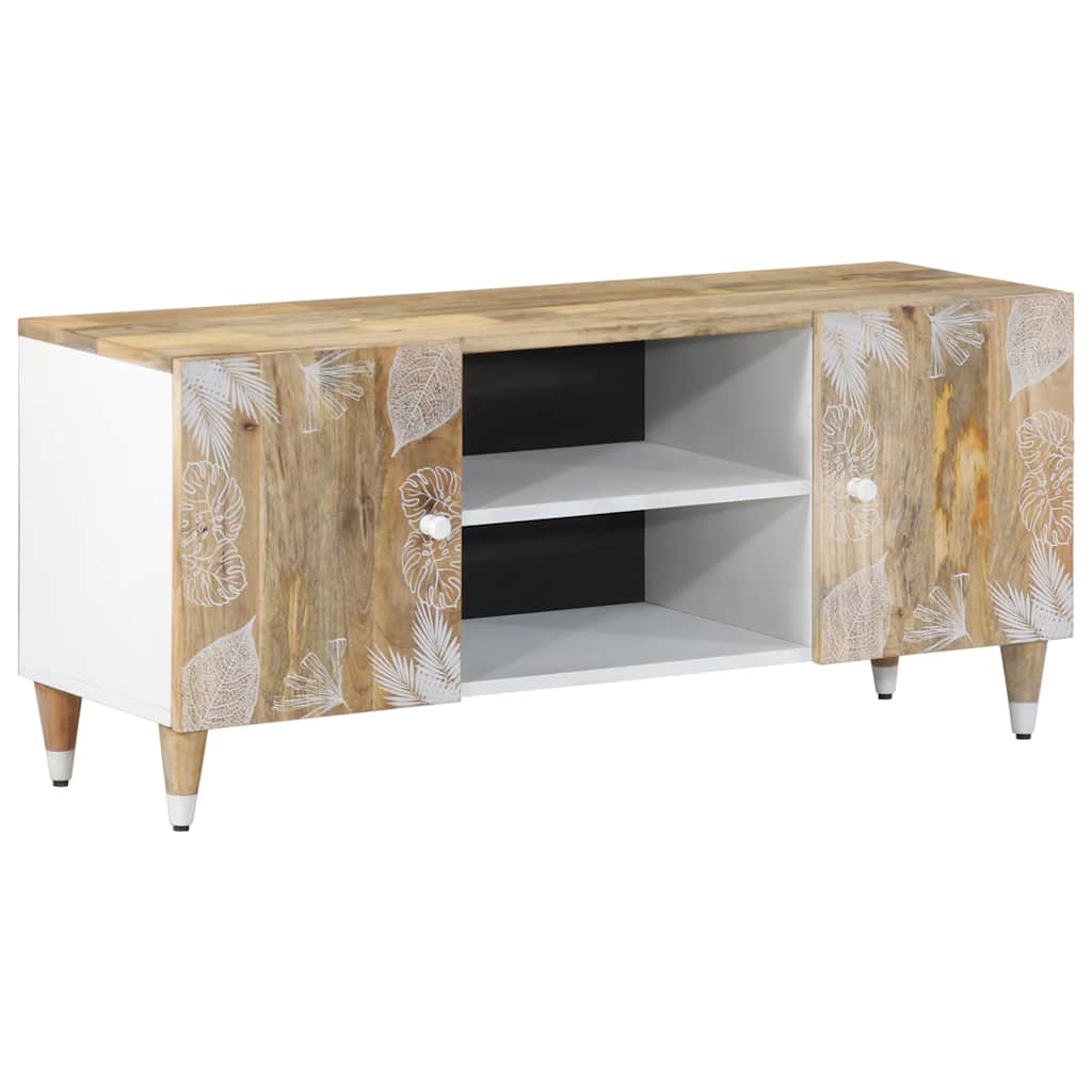 Dulap TV 105x33,5x46 cm lemn masiv de mango GartenMobel Dekor