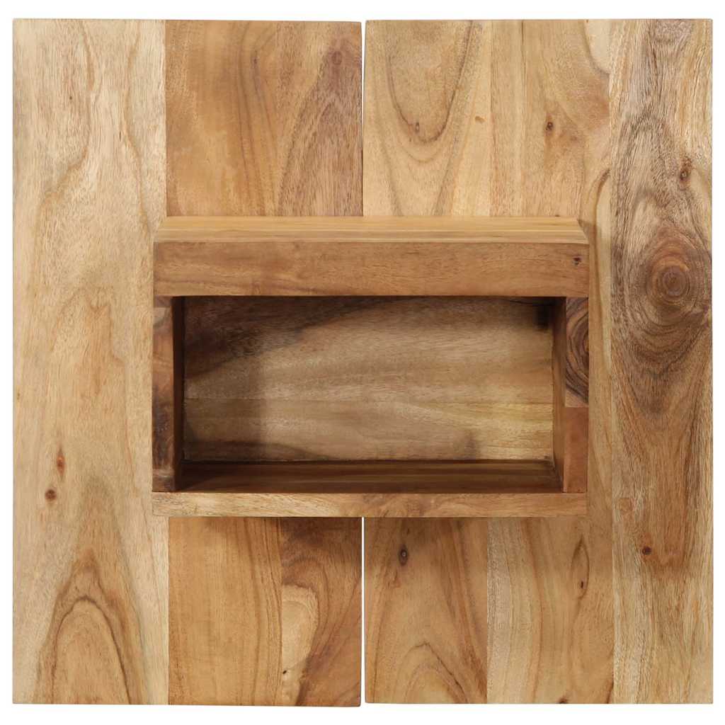 Noptieră, 50x27x50 cm, lemn masiv de acacia GartenMobel Dekor