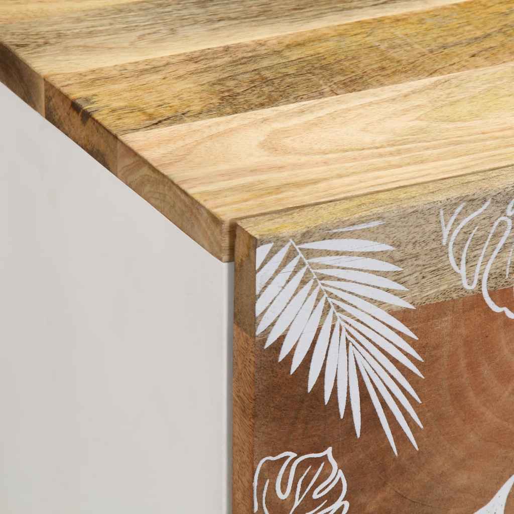 Noptiere, 2 buc., 40x33,5x46 cm, lemn masiv de acacia GartenMobel Dekor