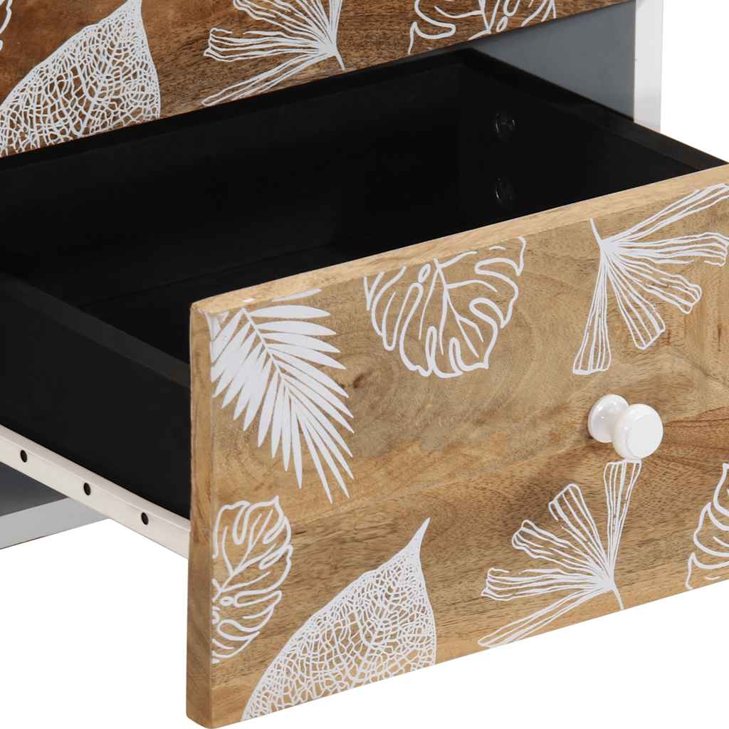 Noptiere, 2 buc., 40x33,5x46 cm, lemn masiv de acacia GartenMobel Dekor