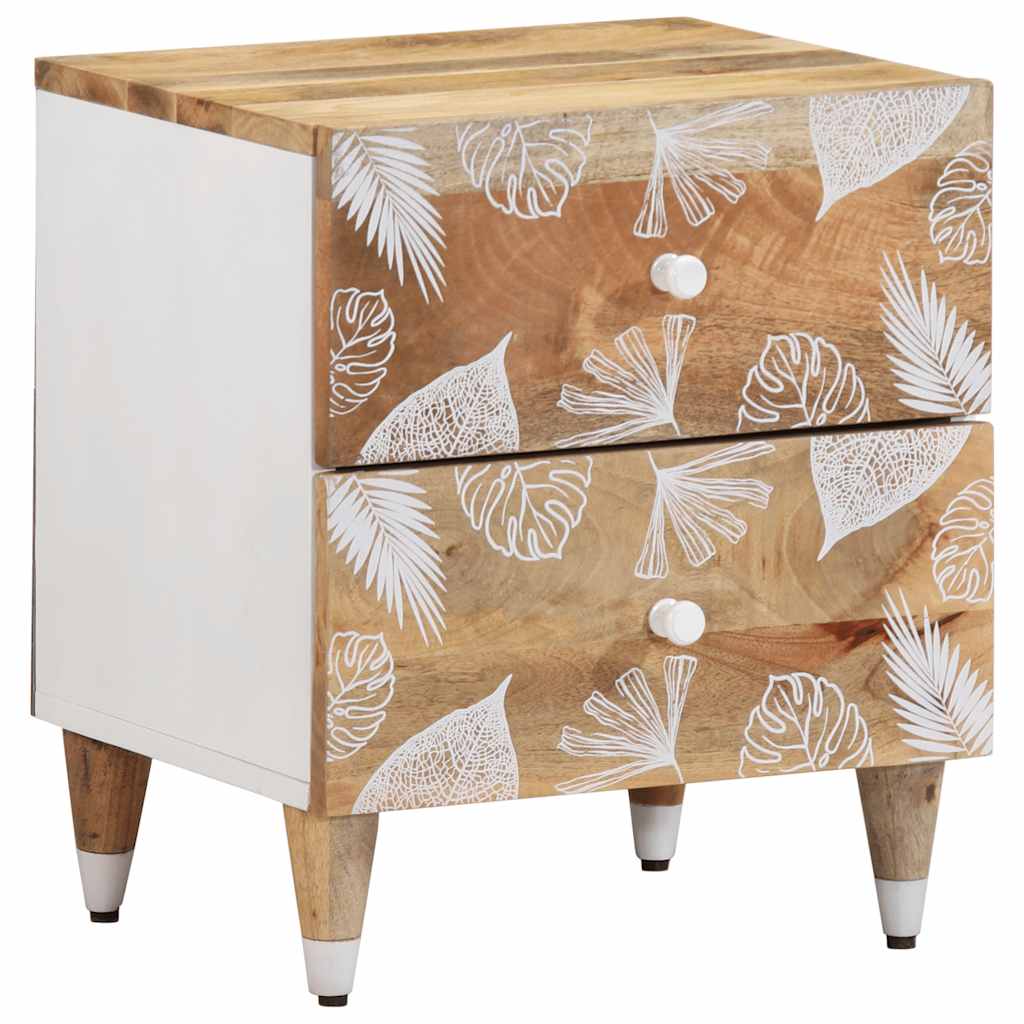 Noptiere, 2 buc., 40x33,5x46 cm, lemn masiv de acacia GartenMobel Dekor