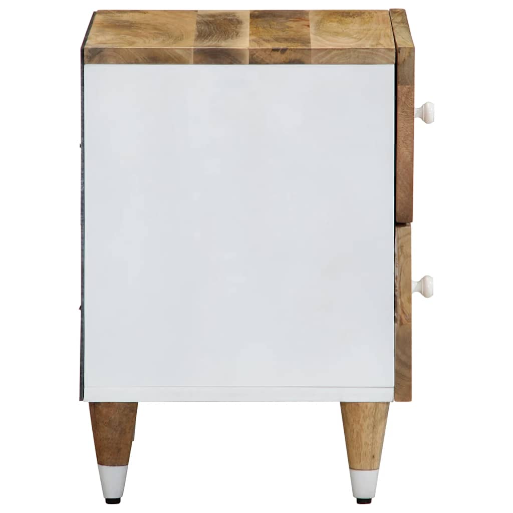 Noptiere, 2 buc., 40x33,5x46 cm, lemn masiv de acacia GartenMobel Dekor
