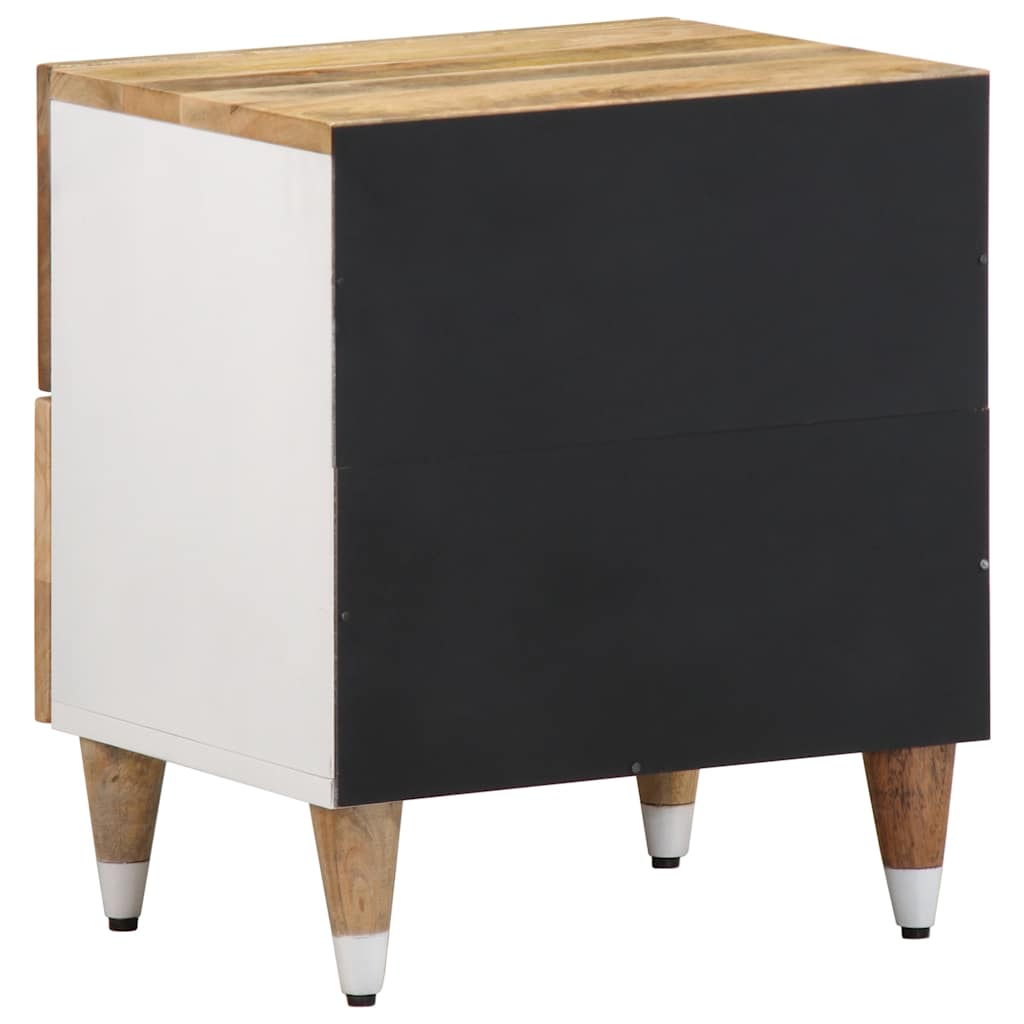 Noptiere, 2 buc., 40x33,5x46 cm, lemn masiv de acacia GartenMobel Dekor