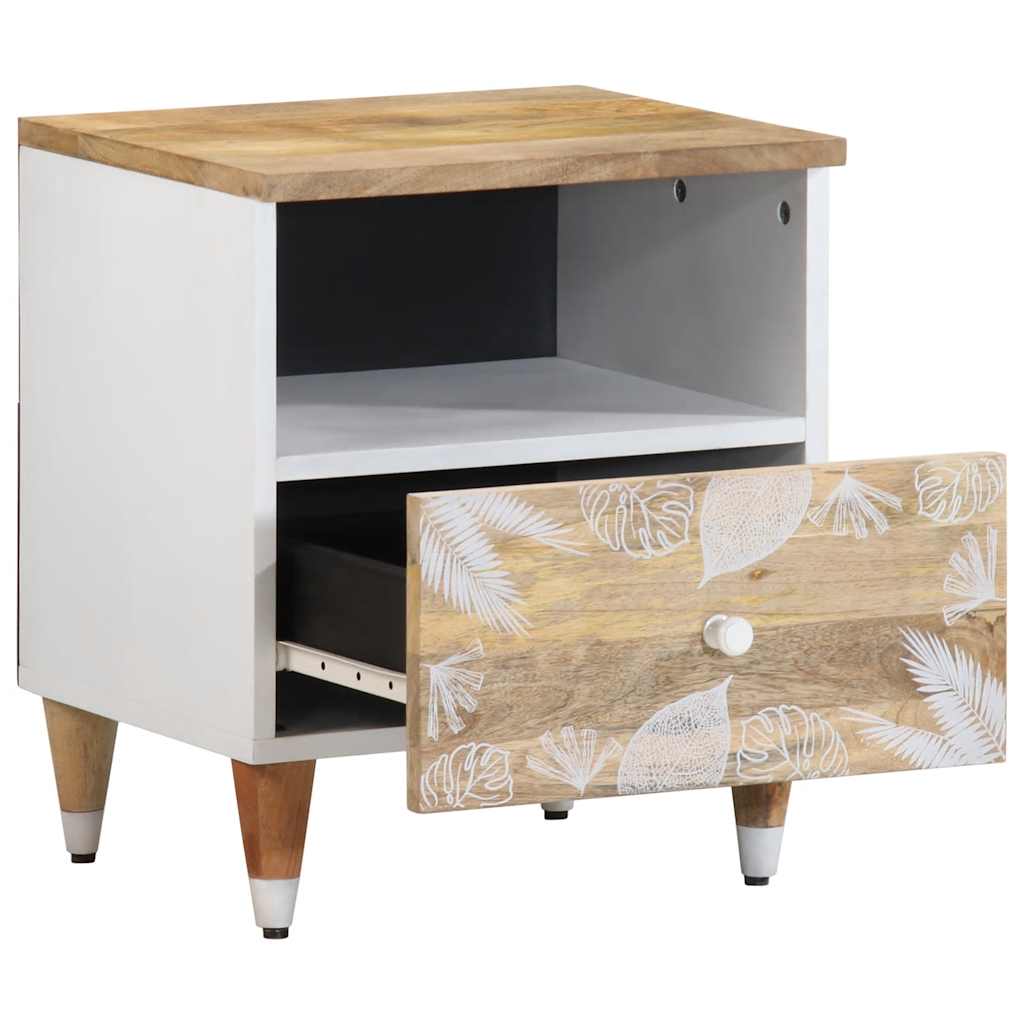 Noptiere, 2 buc., 40x33x46 cm, lemn masiv de acacia GartenMobel Dekor