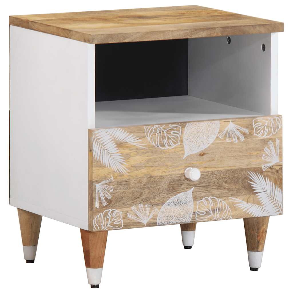 Noptiere, 2 buc., 40x33x46 cm, lemn masiv de acacia GartenMobel Dekor