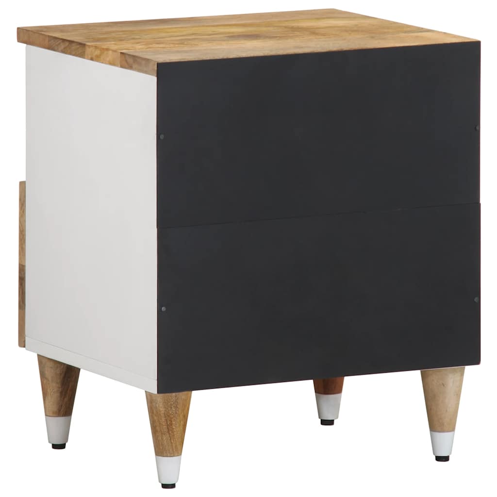 Noptiere, 2 buc., 40x33x46 cm, lemn masiv de acacia GartenMobel Dekor