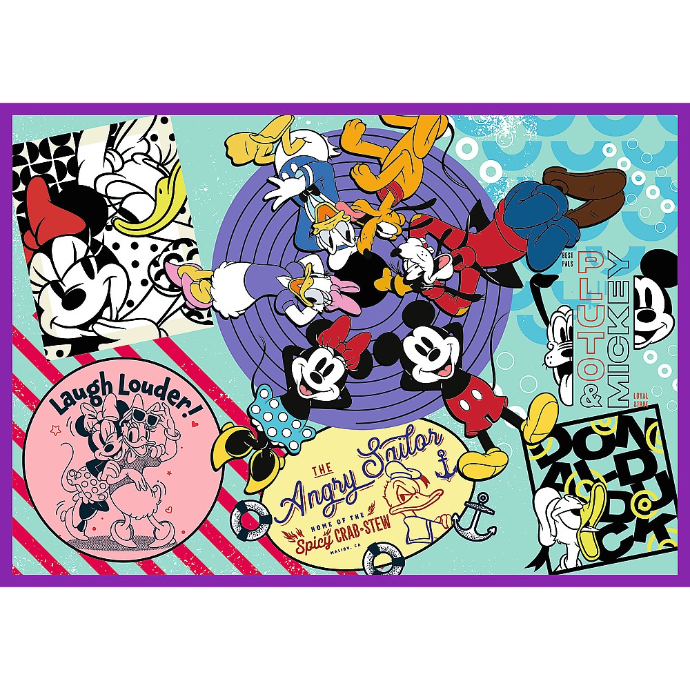 PUZZLE TREFL 4X250 DISNEY MICKEY MOUSE SI PRIETENII SuperHeroes ToysZone