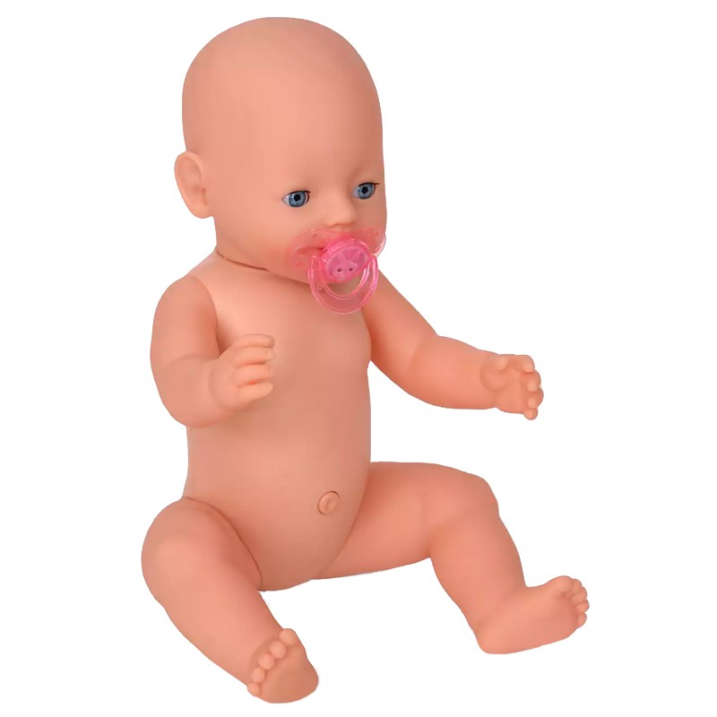 Papusa interactiva, 45 cm, ochi mobili, face pipi, plans cu lacrimi, accesorii incluse, hainute multicolore MultiMark GlobalProd