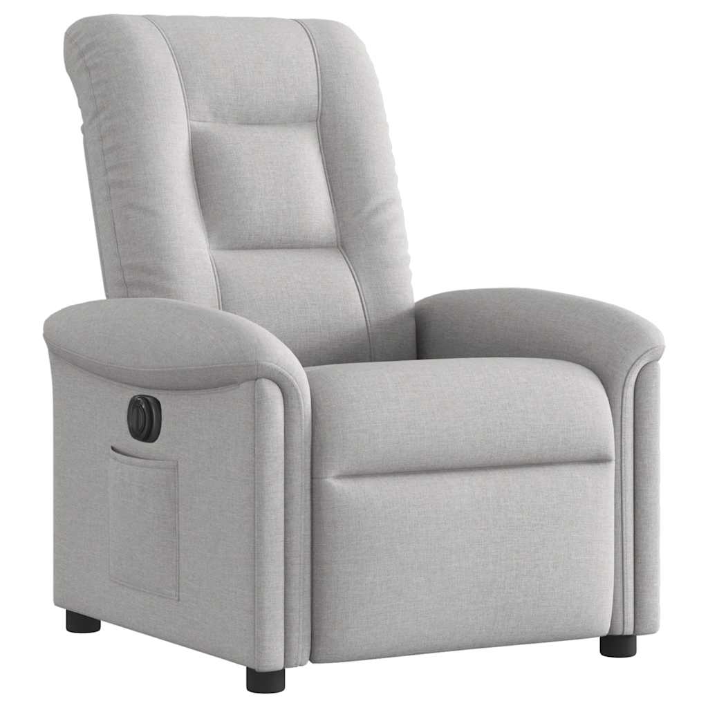 Scaun reclinabil electric Cloud Grey Fabric GartenMobel Dekor