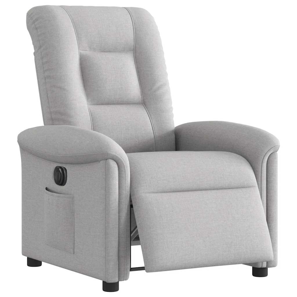 Scaun reclinabil electric Cloud Grey Fabric GartenMobel Dekor
