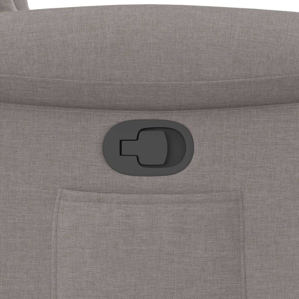 Fotoliu rabatabil, gri taupe, material textil GartenMobel Dekor