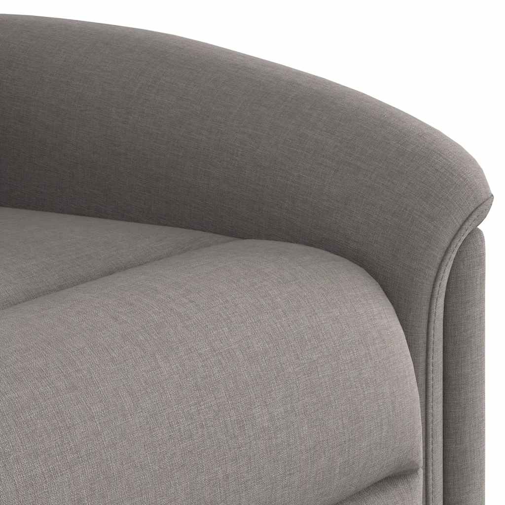 Fotoliu rabatabil, gri taupe, material textil GartenMobel Dekor