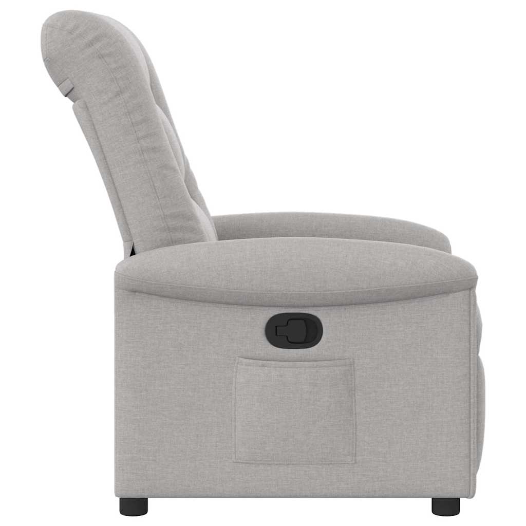 Scaun extensibil din stofă gri nor GartenMobel Dekor