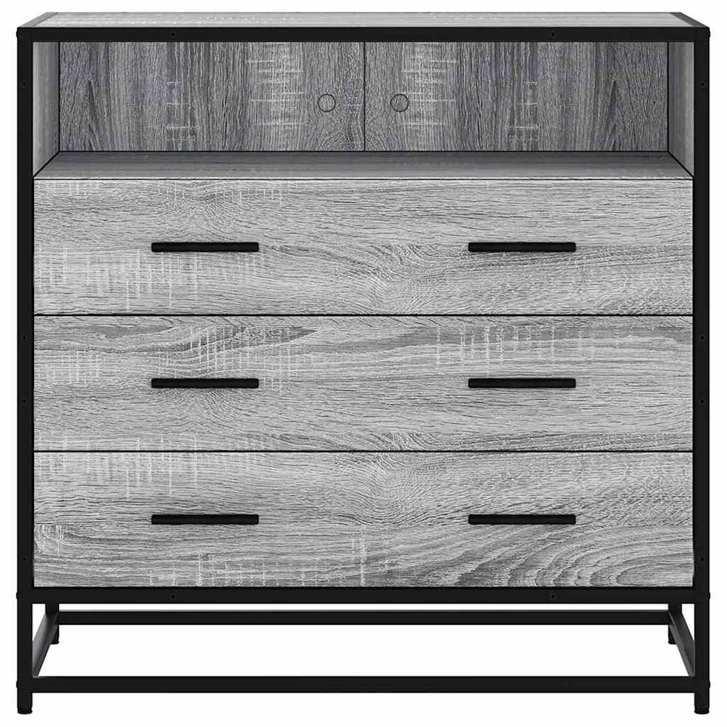 Dulap cu sertar, gri sonoma, 70x41x70 cm, lemn prelucrat GartenMobel Dekor