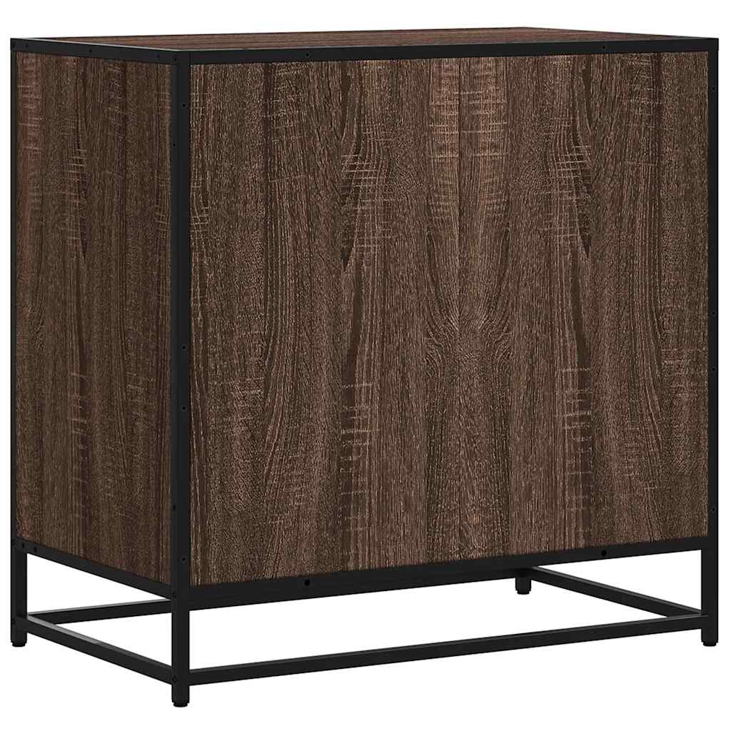 Dulap cu sertar, stejar maro, 70x41x70 cm, lemn prelucrat GartenMobel Dekor