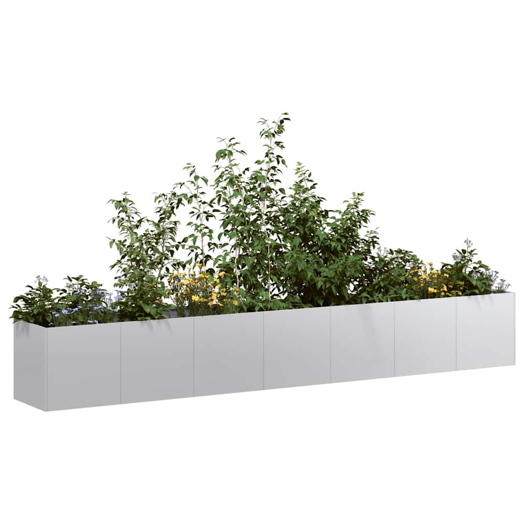 Jardinieră 280x40x40 cm oțel galvanizat GartenMobel Dekor