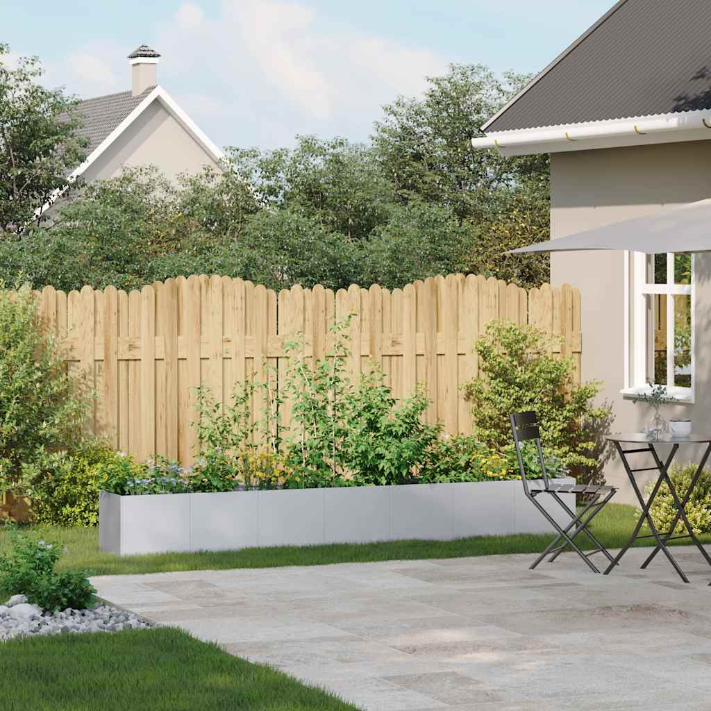 Jardinieră 280x40x40 cm oțel galvanizat GartenMobel Dekor
