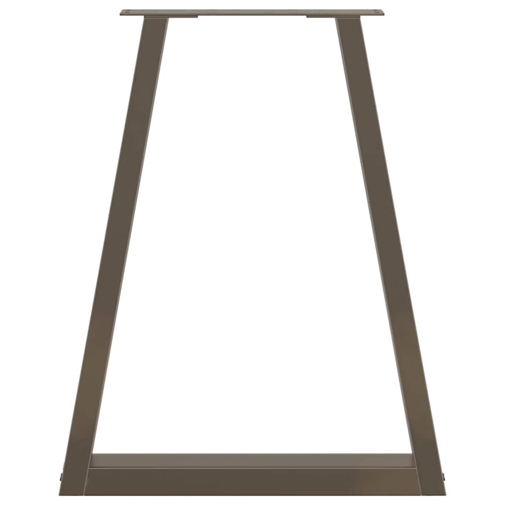 Picioare pentru masă în formă de V 2 buc Oțel natural Oțel GartenMobel Dekor