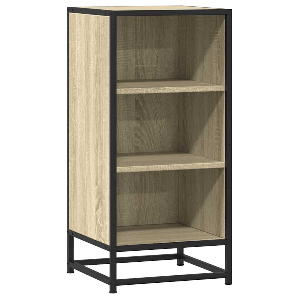 Dulap, stejar sonoma, 35,5x35x76 cm, lemn prelucrat și metal GartenMobel Dekor