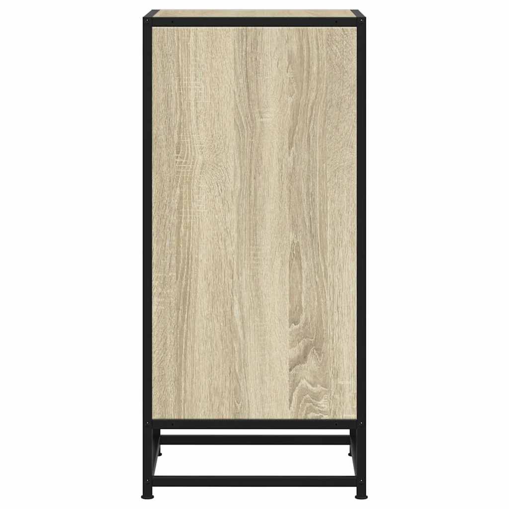 Dulap, stejar sonoma, 35,5x35x76 cm, lemn prelucrat și metal GartenMobel Dekor
