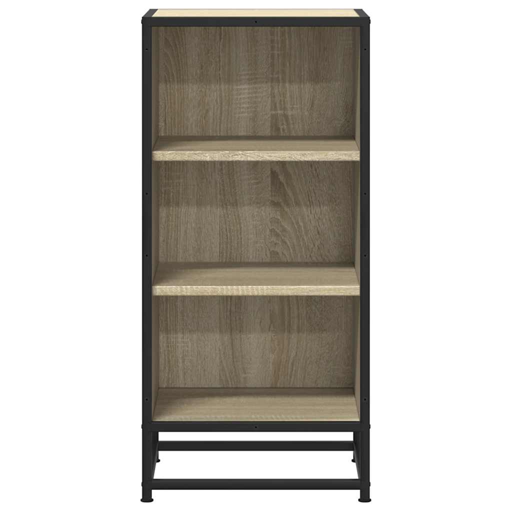 Dulap, stejar sonoma, 35,5x35x76 cm, lemn prelucrat și metal GartenMobel Dekor