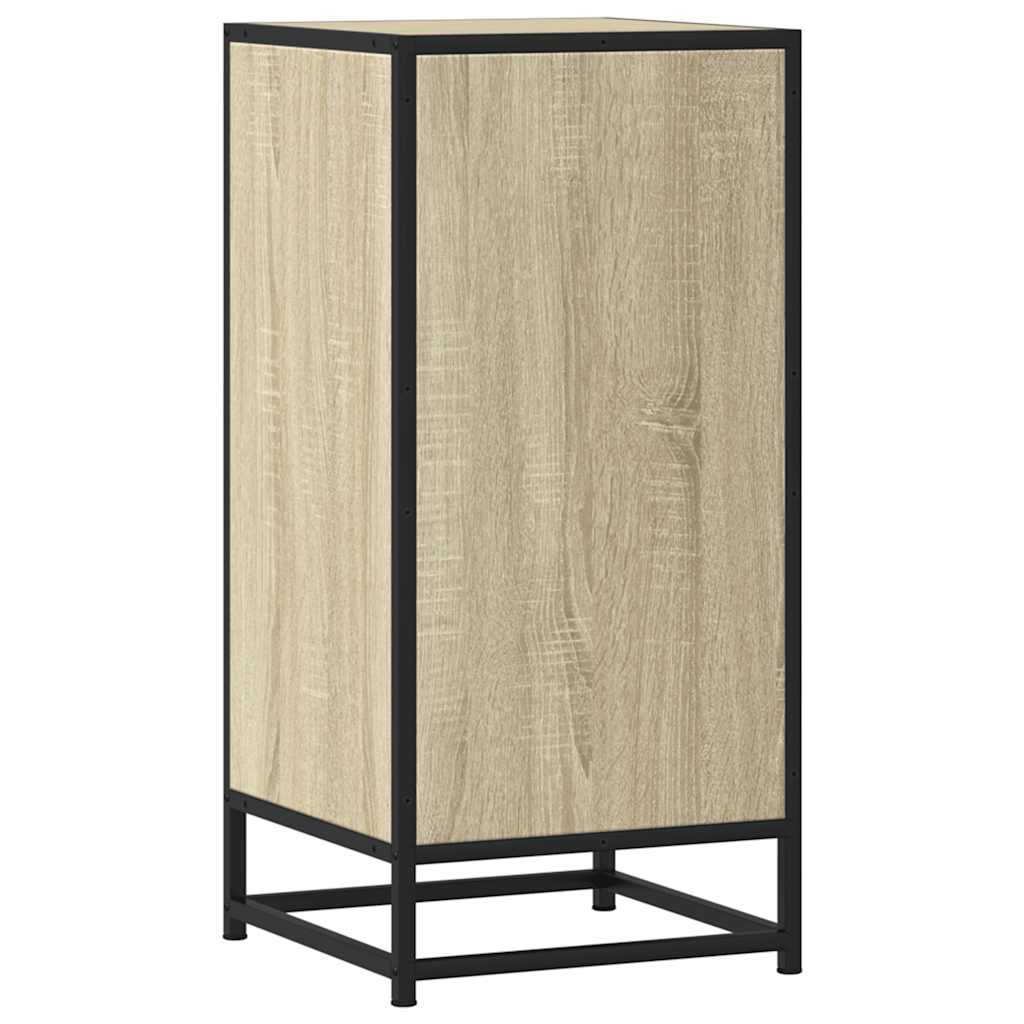 Dulap, stejar sonoma, 35,5x35x76 cm, lemn prelucrat și metal GartenMobel Dekor