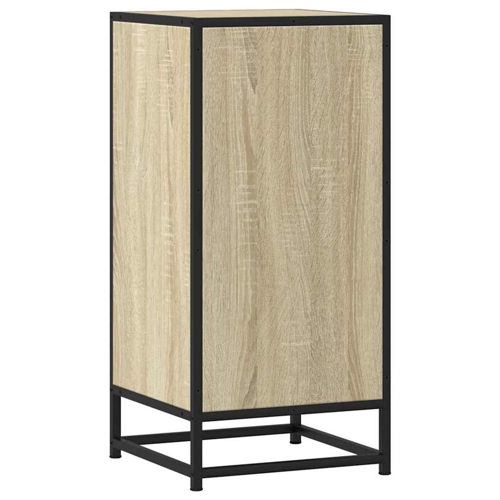 Dulap, stejar sonoma, 35,5x35x76 cm, lemn prelucrat și metal GartenMobel Dekor