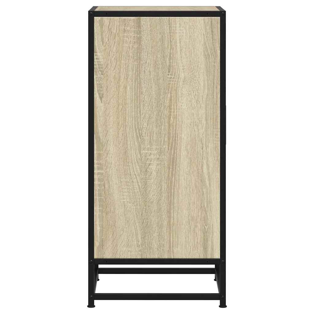 Dulap, stejar sonoma, 35,5x35x76 cm, lemn prelucrat și metal GartenMobel Dekor