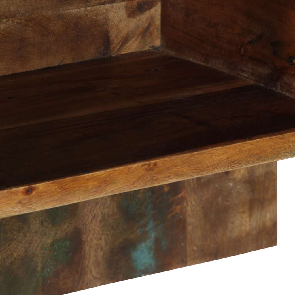 Noptiera multicolor 50x27x50 cm lemn masiv recuperat GartenMobel Dekor
