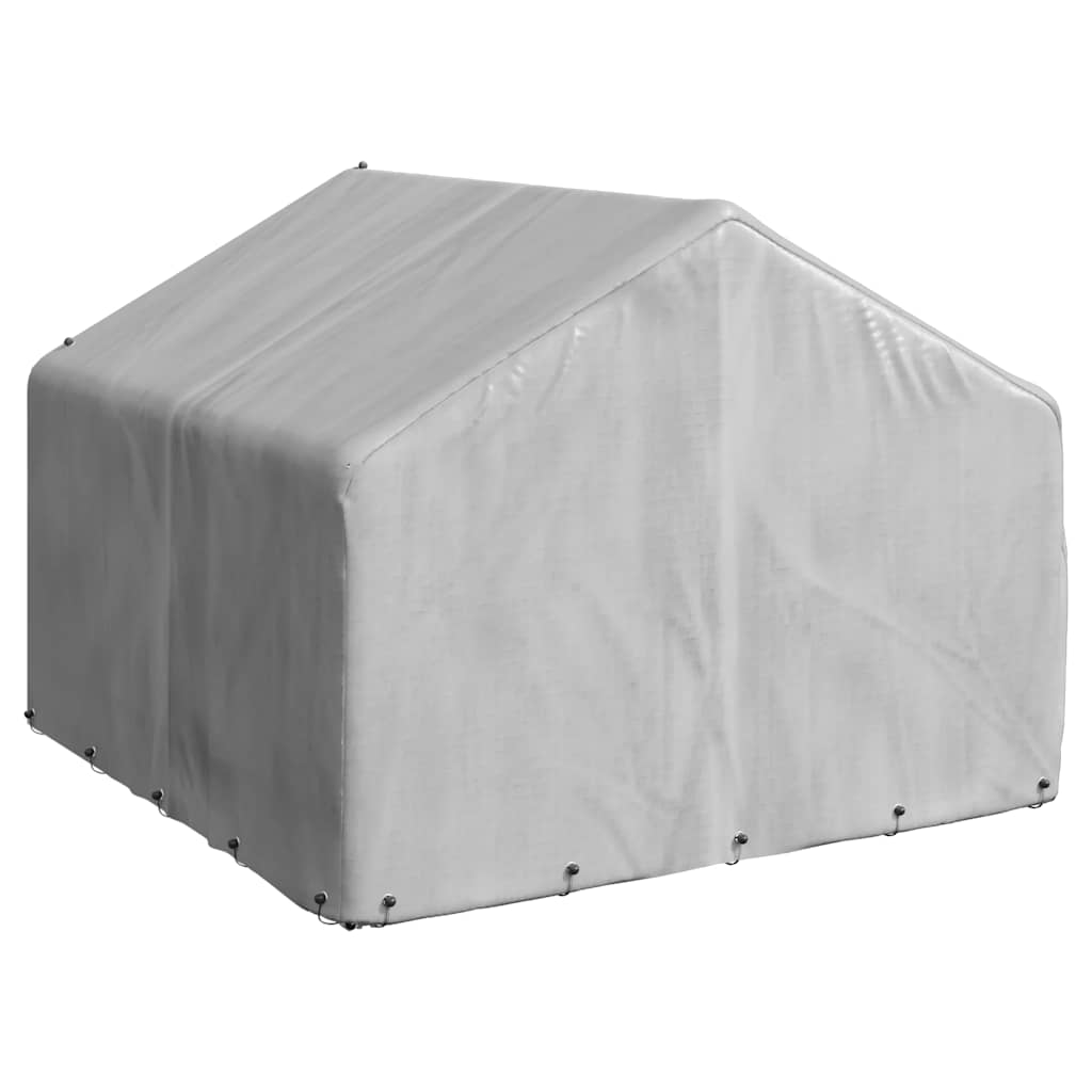 Canisa de exterior cu capac 2x2x1,5 m otel galvanizat GartenMobel Dekor