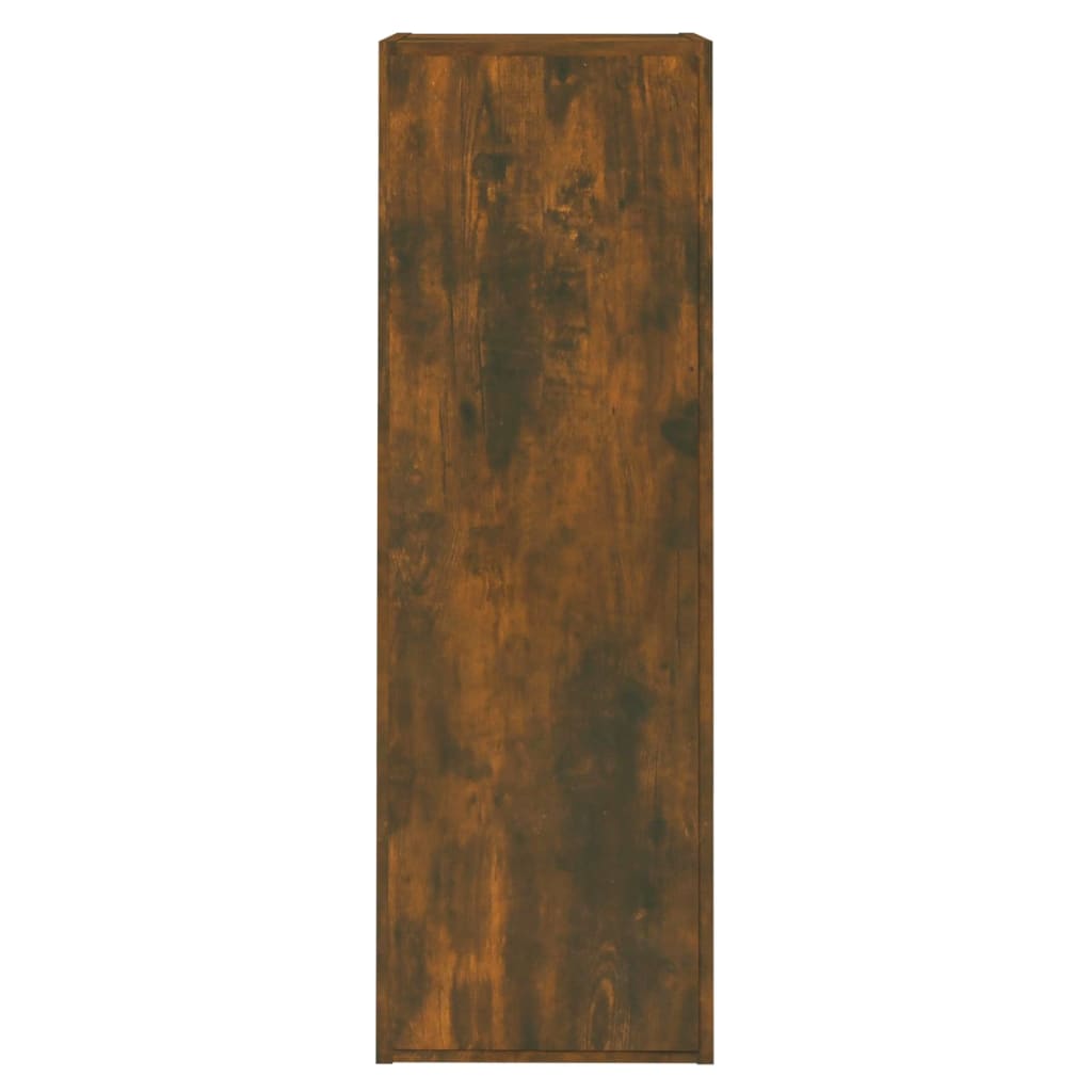 Comode TV, 2 buc., stejar fumuriu, 30,5x30x90 cm lemn prelucrat GartenMobel Dekor