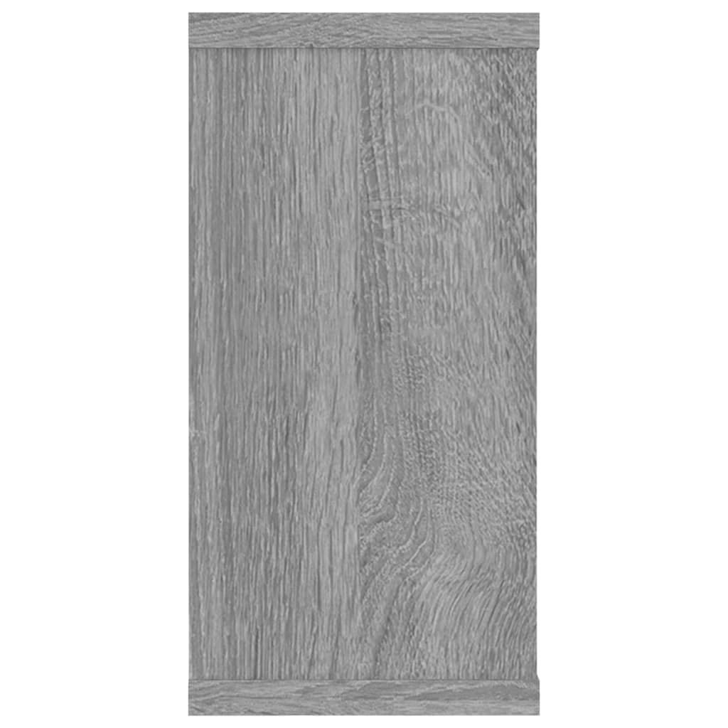 Rafturi de perete cub, 4 buc., gri sonoma, 100x15x30 cm, lemn GartenMobel Dekor