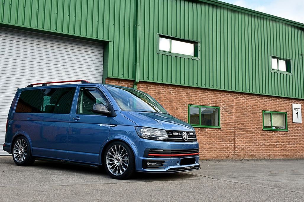 Prelungire Bara Fata Extensie Add-on VW Transporter T6 SPORTLINE (2015-up) Negru Lucios Performance AutoTuning