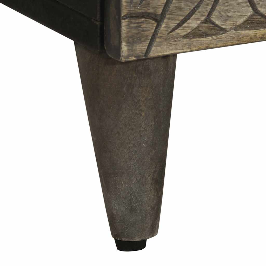 Bufetă gri deschis 60x33,5x75 cm lemn masiv de mango GartenMobel Dekor