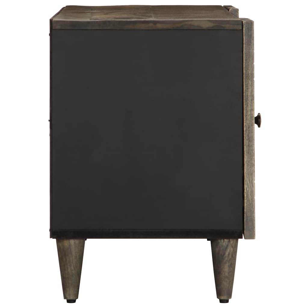 Dulap TV Gri deschis 105x33,5x46 cm Lemn masiv Mango GartenMobel Dekor