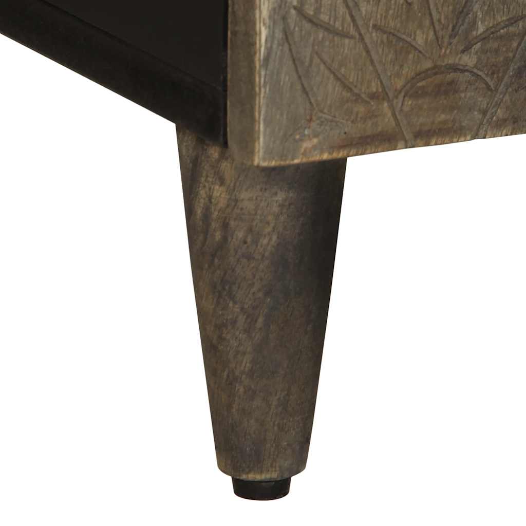 Dulap TV Gri deschis 105x33,5x46 cm Lemn masiv Mango GartenMobel Dekor