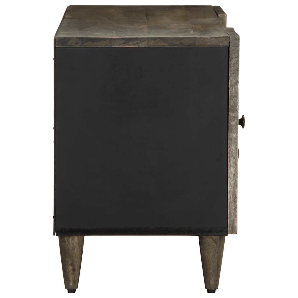 Dulap TV Gri deschis 105x33,5x46 cm Lemn masiv Mango GartenMobel Dekor