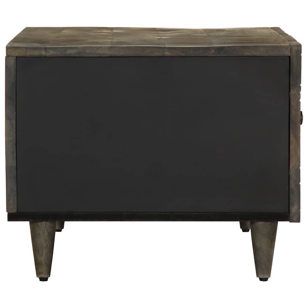 Masuta de cafea gri deschis 80x50x40 cm lemn masiv de mango GartenMobel Dekor
