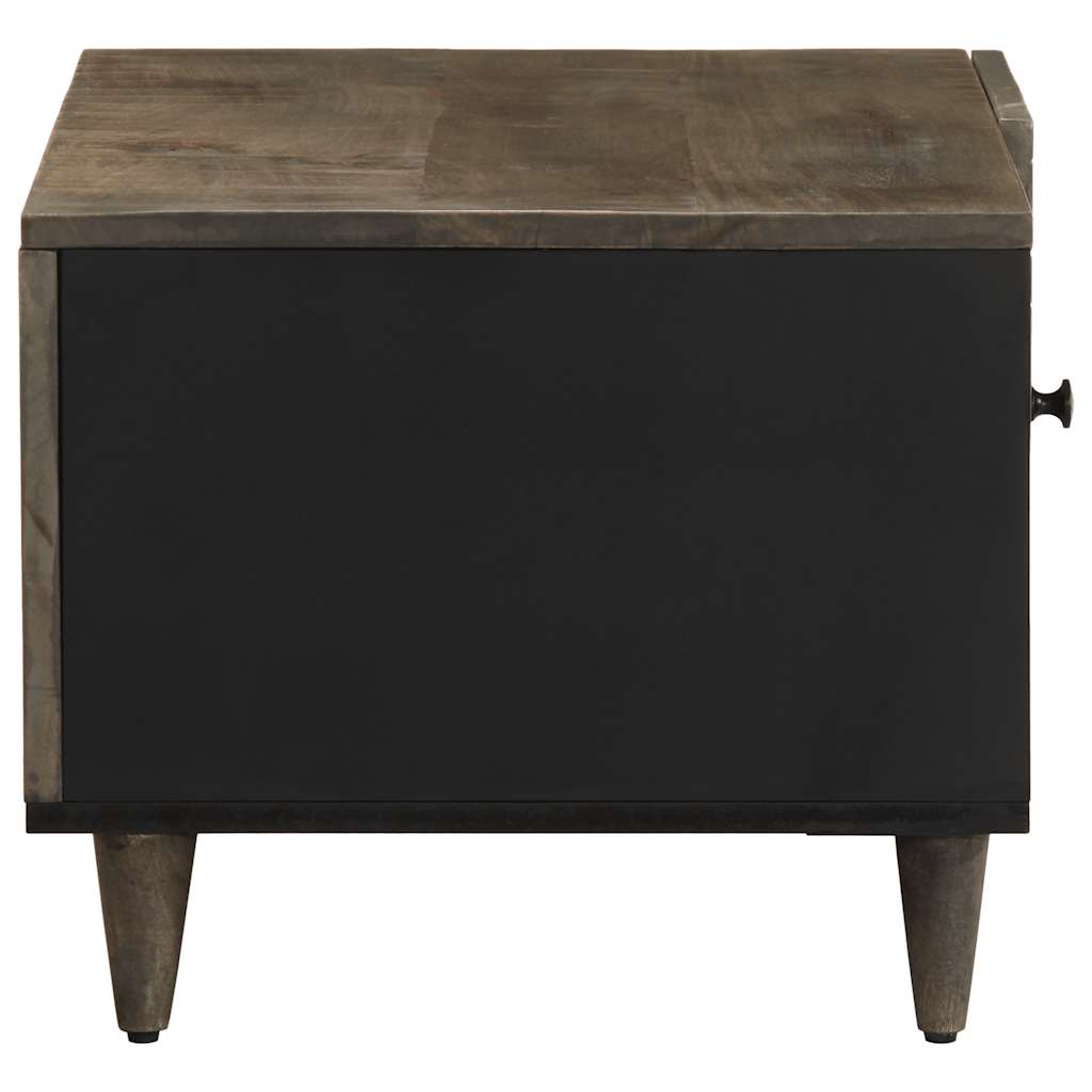 Masuta de cafea gri deschis 80x50x40 cm lemn masiv de mango GartenMobel Dekor