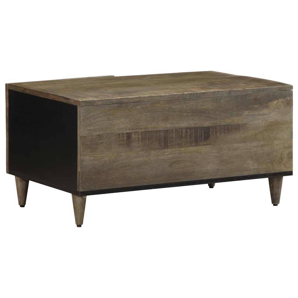 Masuta de cafea gri deschis 80x50x40 cm lemn masiv de mango GartenMobel Dekor