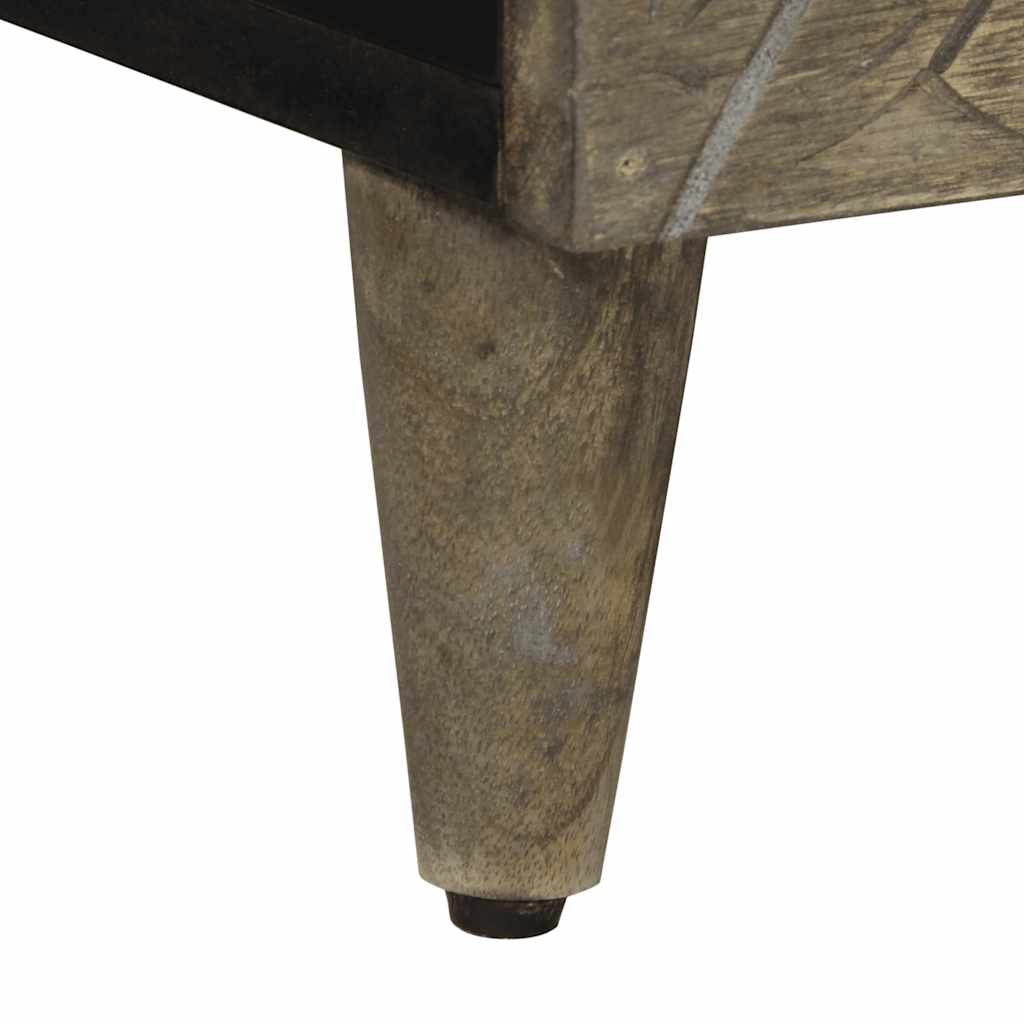 Masuta de cafea gri deschis 80x50x40 cm lemn masiv de mango GartenMobel Dekor