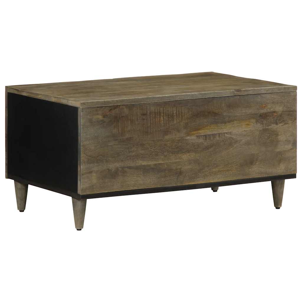 Masuta de cafea gri deschis 80x50x40 cm lemn masiv de mango GartenMobel Dekor