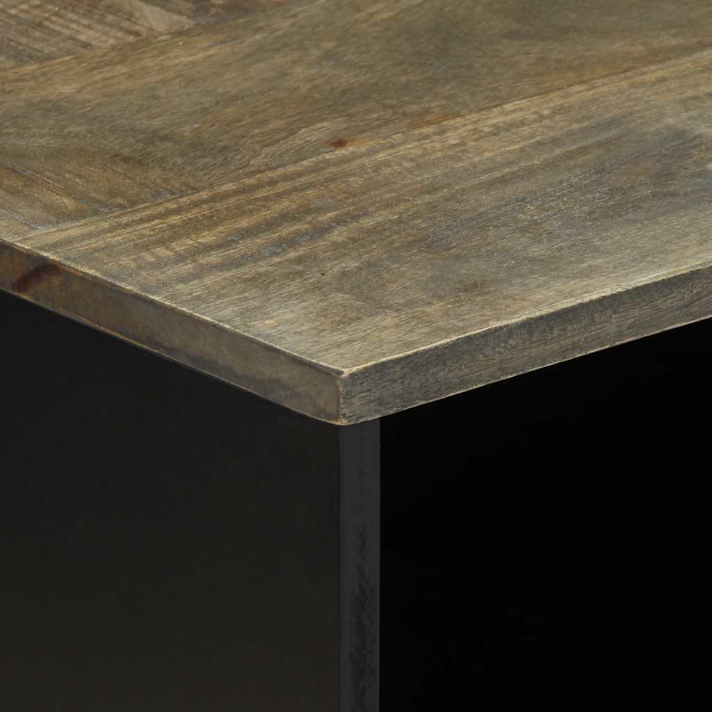 Masuta de cafea gri deschis 80x50x40 cm lemn masiv de mango GartenMobel Dekor