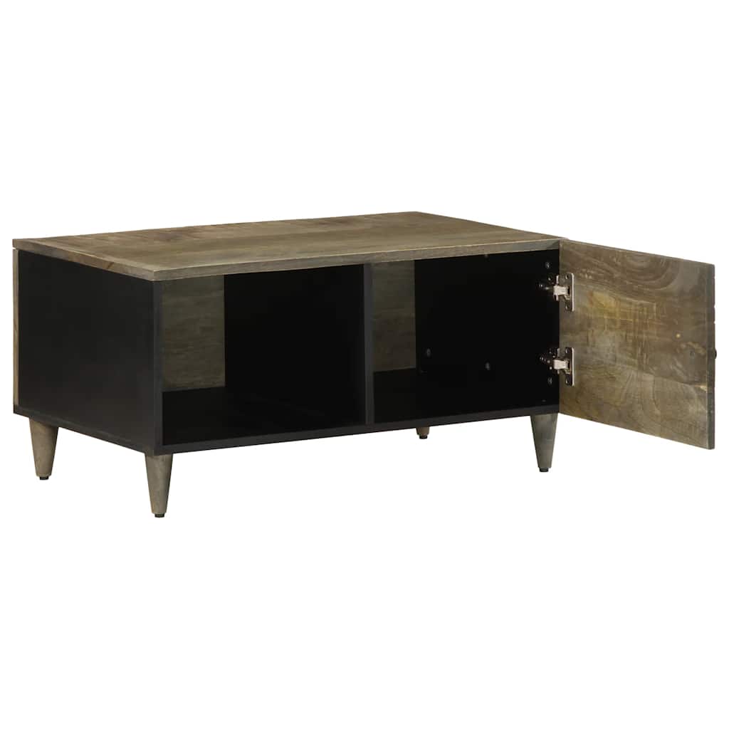 Masuta de cafea gri deschis 80x50x40 cm lemn masiv de mango GartenMobel Dekor
